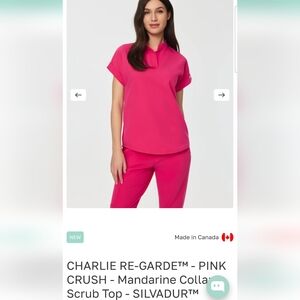 Garde Malade Pink Crush Scrubs And Unders Scrub